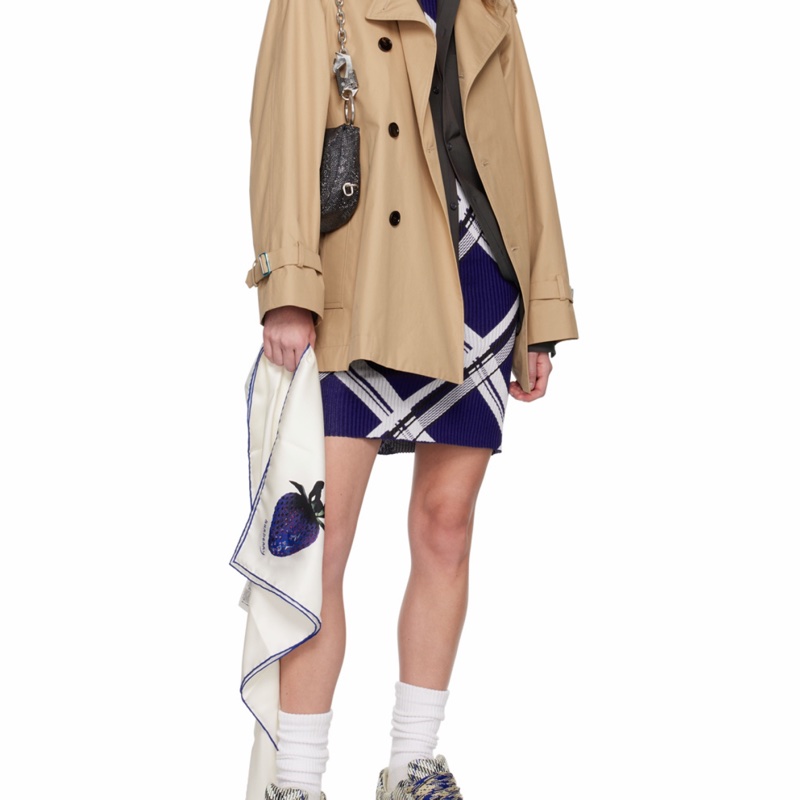 Burberry 女士 格紋針織低幫休閒鞋35 36 36.5 37 38 38.5 39碼-5
