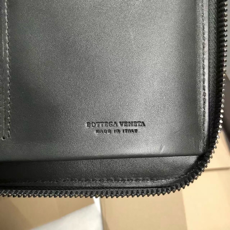 Bottega Veneta葆蝶家黑色編織手拿包-8