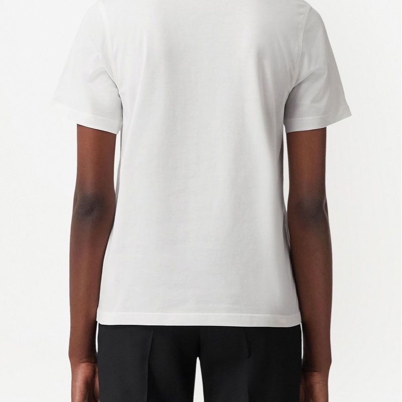Burberry 女士 Horseferry 方形印花棉質 T 恤衫XXS XS S M L XL碼-1