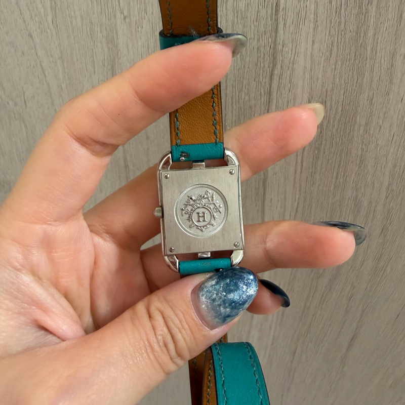 Hermès Cape Cod 小牛皮 雙環手錶-7
