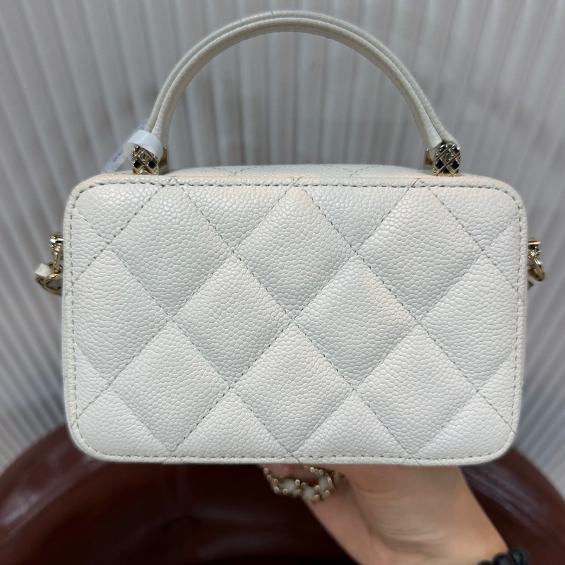 CHANEL 香奈兒 22P mini 手柄相機鏈條包 內有美鏡子 31開有卡-2