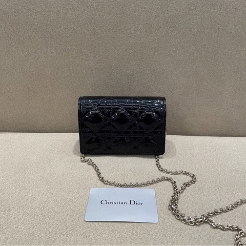 【裝可愛系列☺️夏日配搭神器✨全網最低價‼️】Dior mini 小woc 漆皮 黑色 斜背包