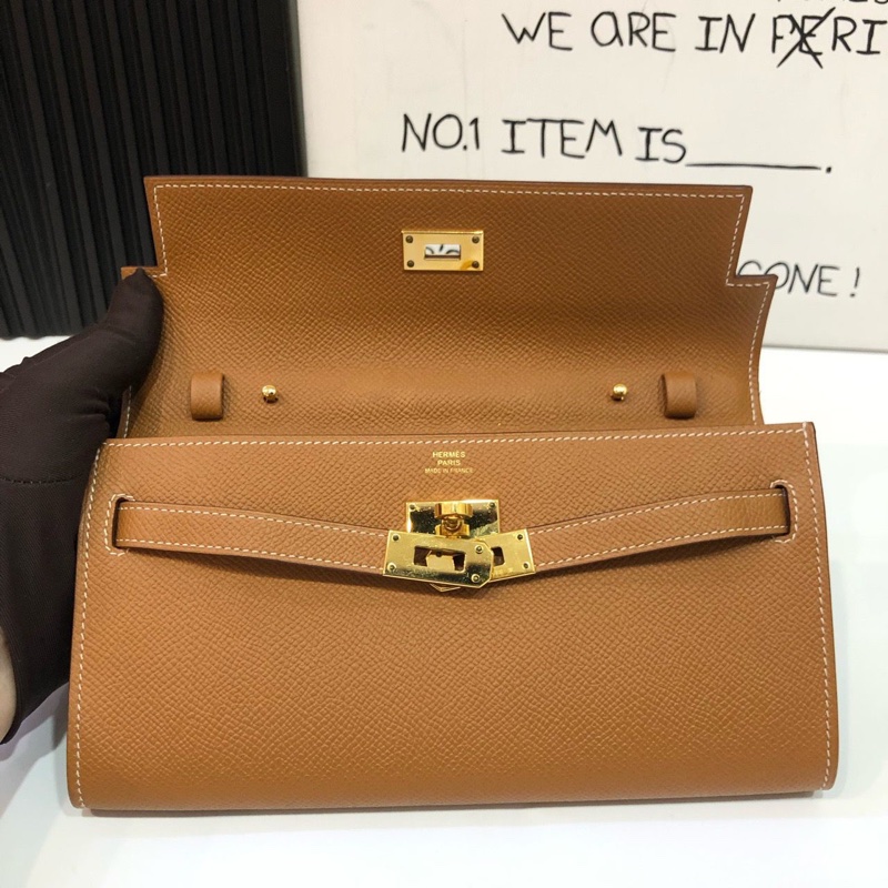 【全網最甜價‼️經典保值✨大全套有盒🤎】98新 Hermes愛馬仕Kelly to go金棕色 y刻-1
