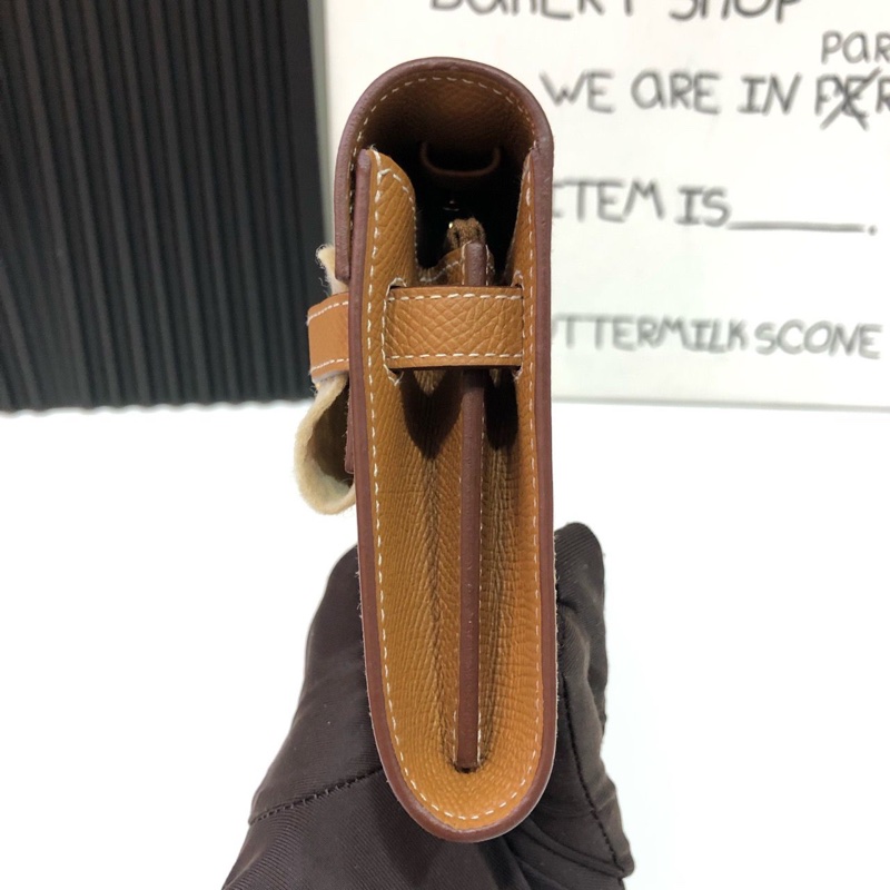 【全網最甜價‼️經典保值✨大全套有盒🤎】98新 Hermes愛馬仕Kelly to go金棕色 y刻-7