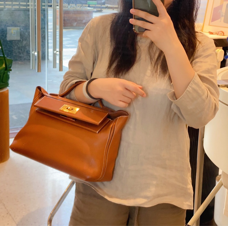 【近期大熱復款🧡全網最低價‼️】Hermes 2424金金小號-1