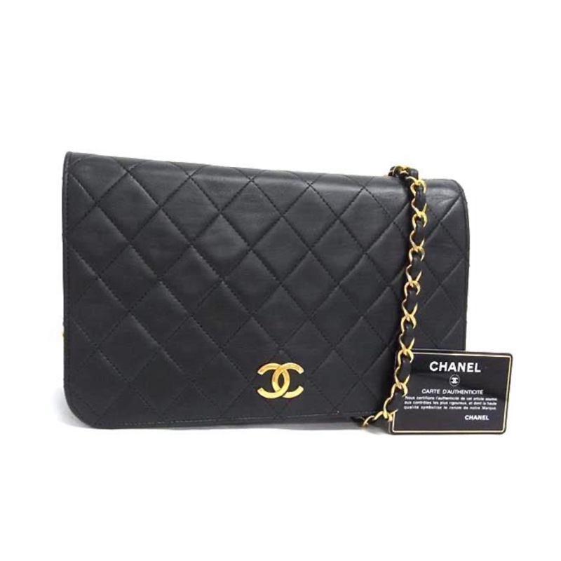 Chanel • 經典中古款24k金 黑金Cf Woc 翻蓋包 🈶保卡-3