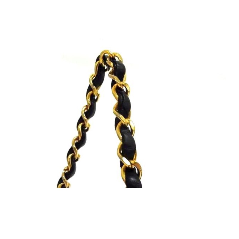 Chanel • 經典中古款24k金 黑金Cf Woc 翻蓋包 🈶保卡-4