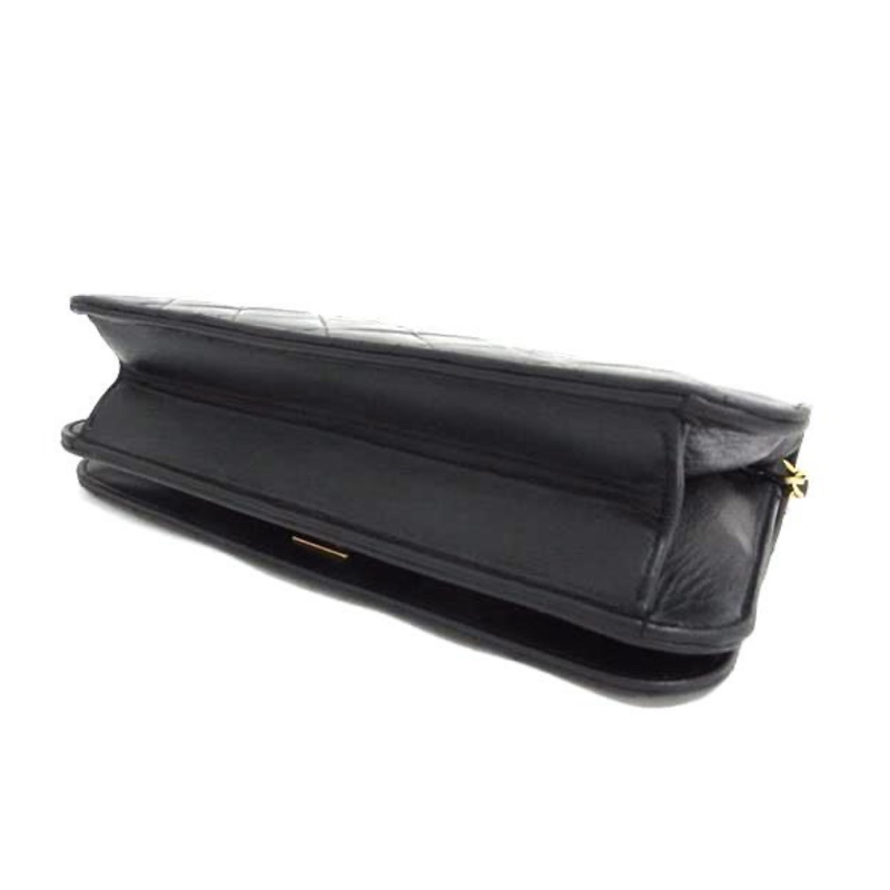 Chanel • 經典中古款24k金 黑金Cf Woc 翻蓋包 🈶保卡-6