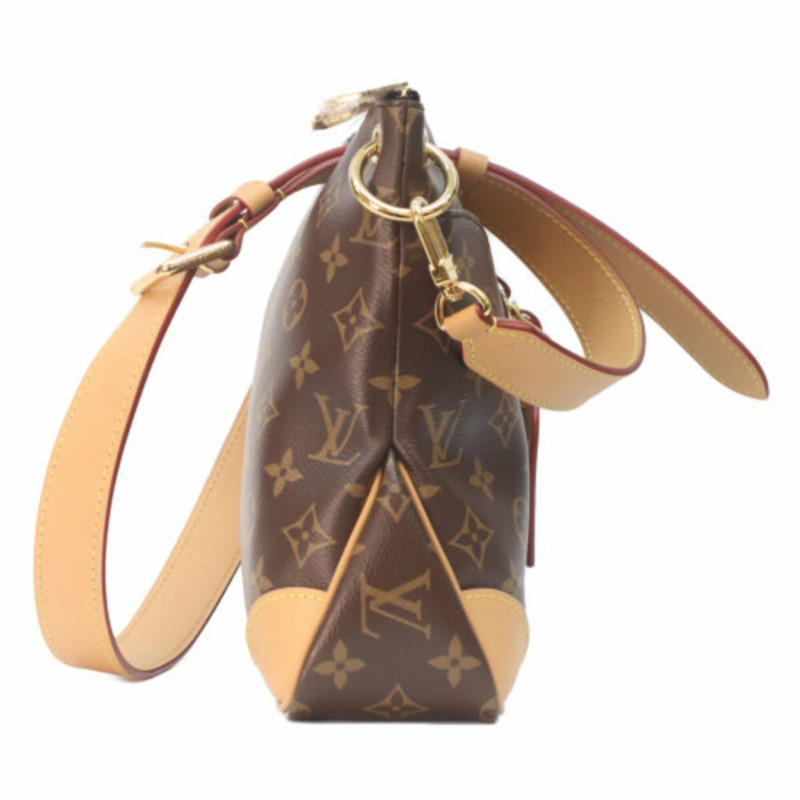 路易威登 M45354 Monogram Odeon NMPM 女士單肩包,棕色,金色五金-4