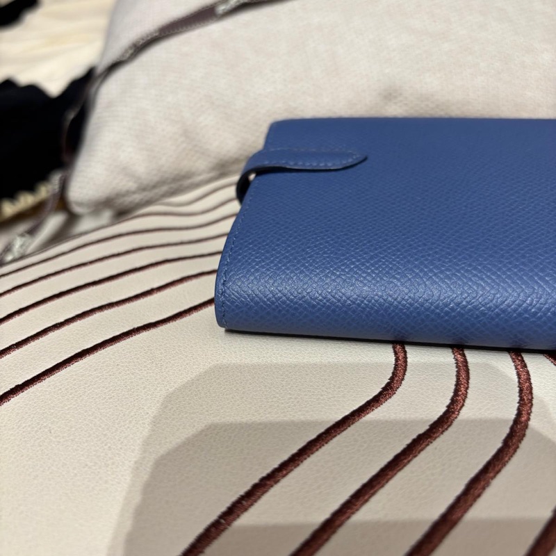 Hermes Kelly Wallet Stamp C Epsom 牛皮銀扣中銀包-10
