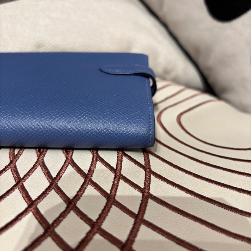 Hermes Kelly Wallet Stamp C Epsom 牛皮銀扣中銀包-11