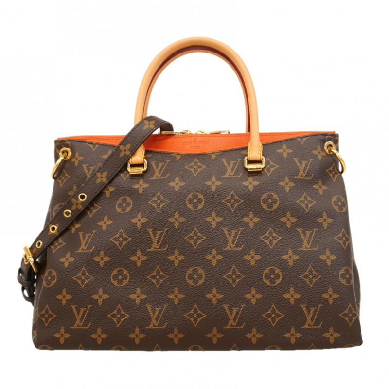 路易威登 Monogram Pallas M41148 棕色 Clementine 女士兩用手提包-0