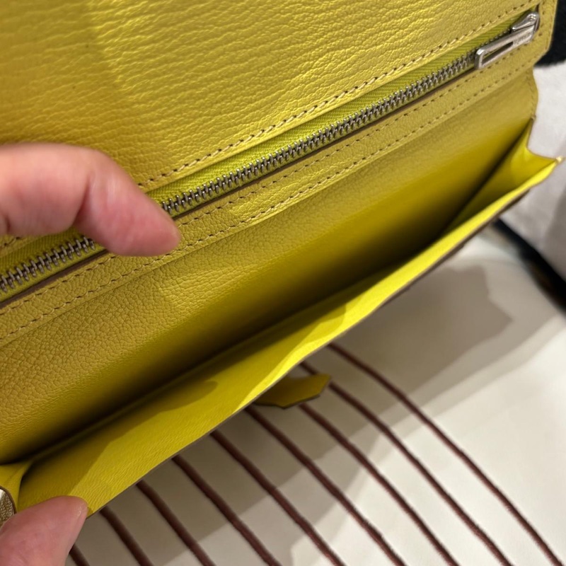 Hermes bearn wallet 山羊皮,STAMP X-6