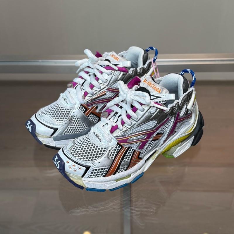 巴黎世家Balenciaga RUNNER 彩虹配色老爹鞋 36碼-0