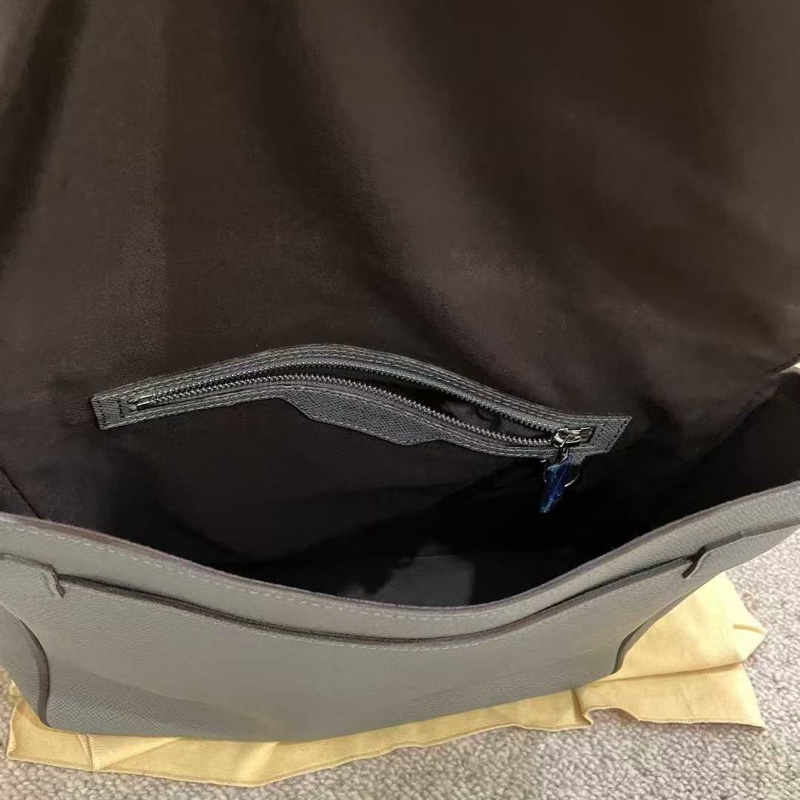Louis Vuitton 路易威登 男士單肩包 大象灰牛皮-8