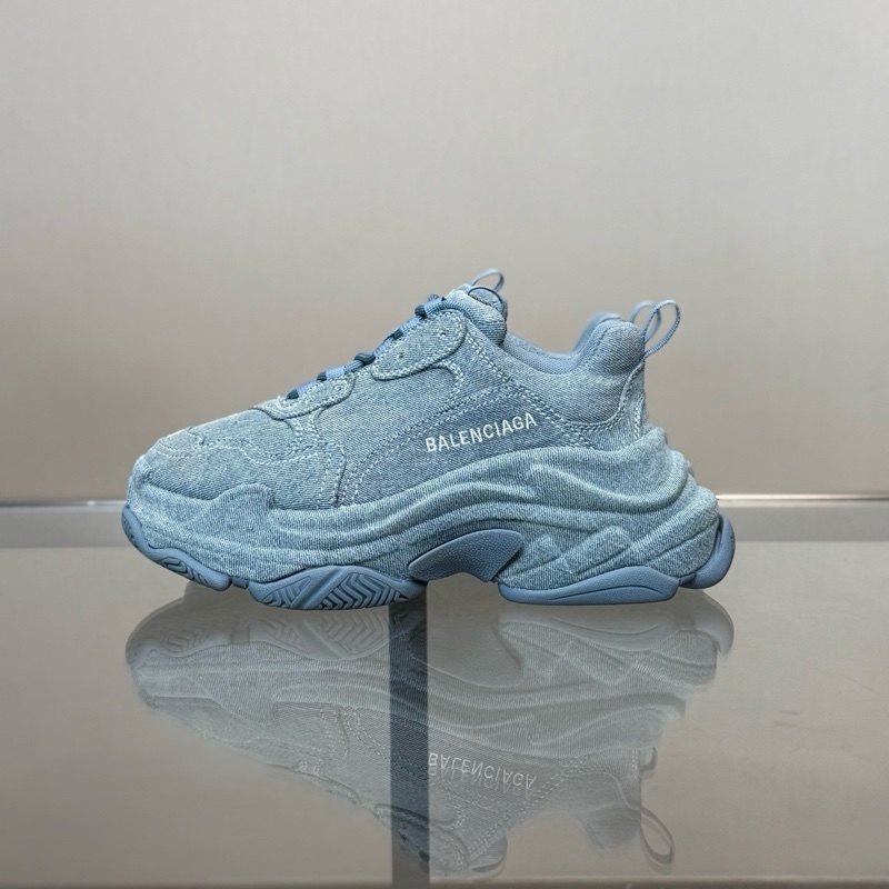 巴黎世家Balenciaga TRIPLE S 牛仔老爹鞋 36碼-4