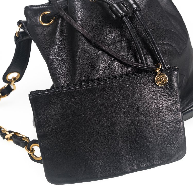 C002 Chanel 雙C大logo水桶包-5
