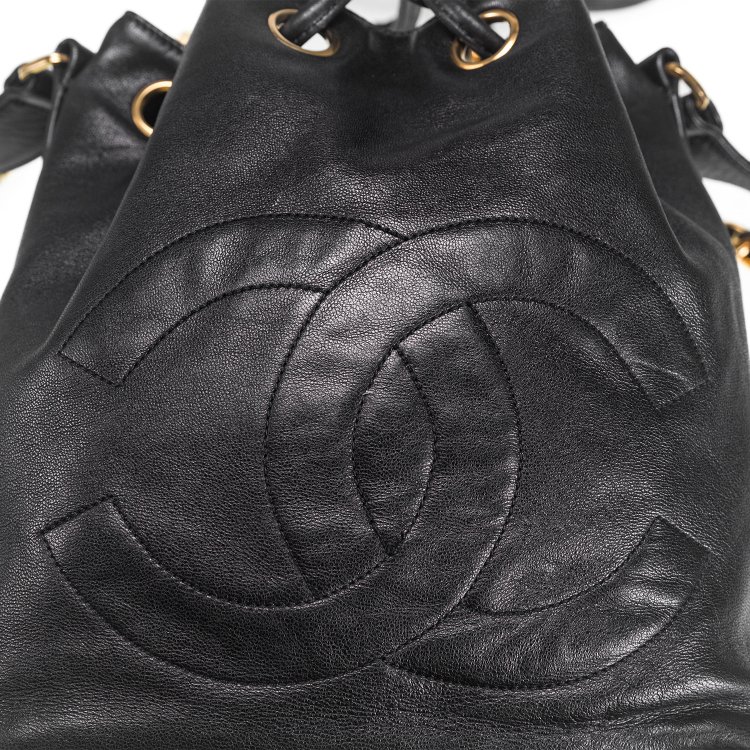C002 Chanel 雙C大logo水桶包-8