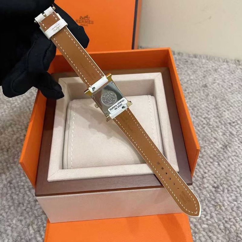 Hermes 愛馬仕 Heure H系列 小號女表 石英 21mm表徑-5