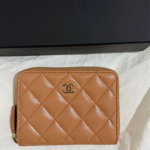 Chanel 皮夾荔枝牛皮