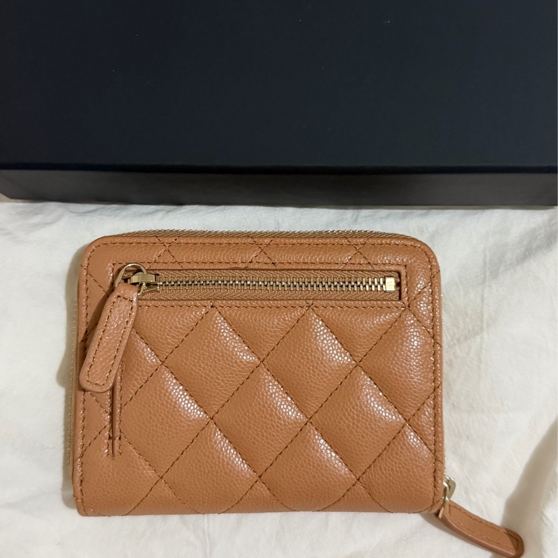 Chanel 皮夾荔枝牛皮-1