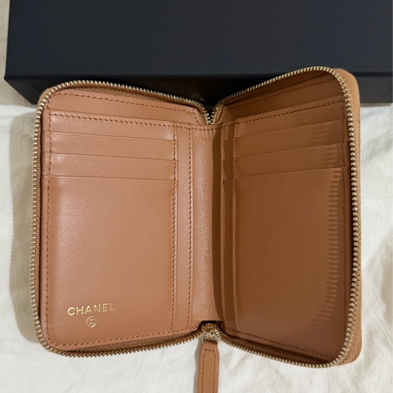 Chanel 皮夾荔枝牛皮-2