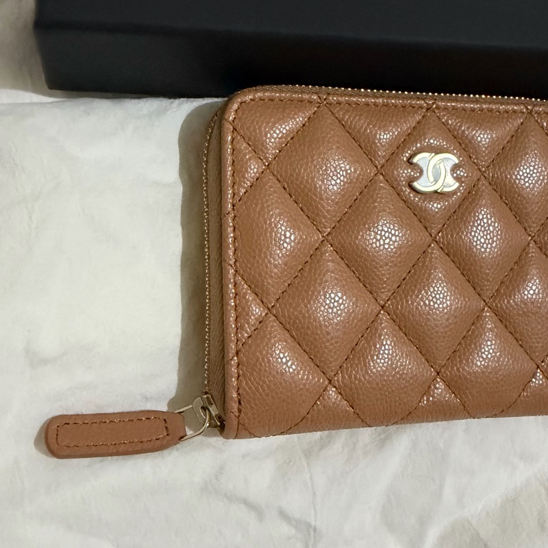 Chanel 皮夾荔枝牛皮-5