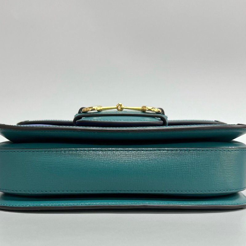 ️Gucci 全皮拼色1955中號肩背斜背包 25*18*8cm  98新配件塵袋-7