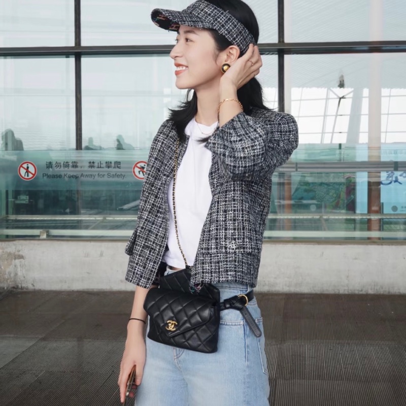 Chanel 限量絕版腰包-5