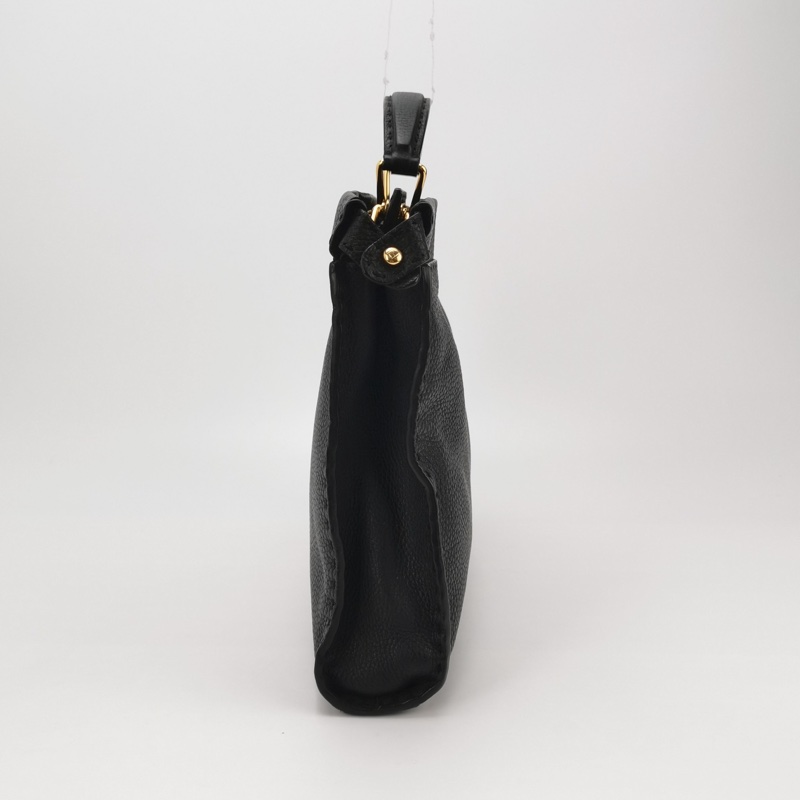 Fendi Peekaboo躲貓貓牛皮小惡魔圖案扭鎖斜挎包單肩包-3