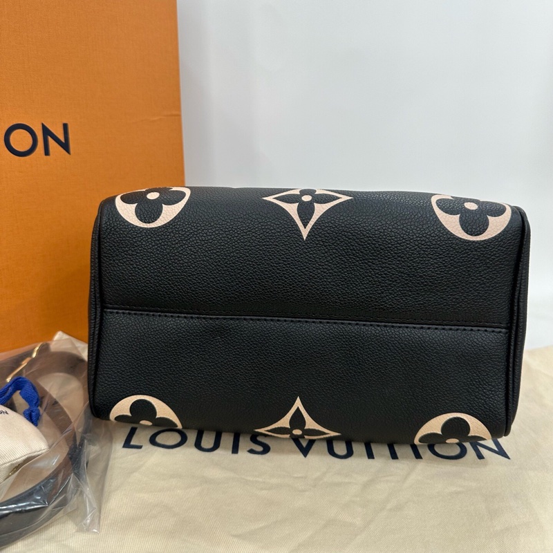 Louis Vuitton 路易威登 黑白花 speedy25-4
