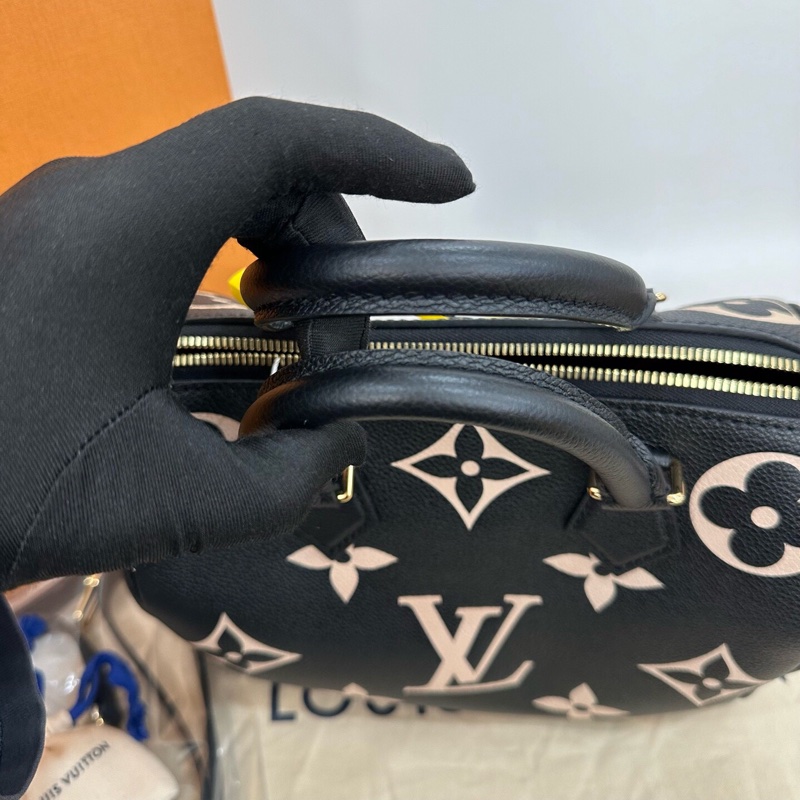 Louis Vuitton 路易威登 黑白花 speedy25-5