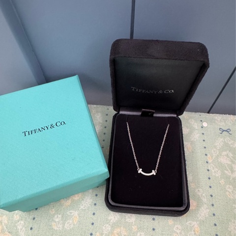 Tiffany&Co mini微笑項鏈
