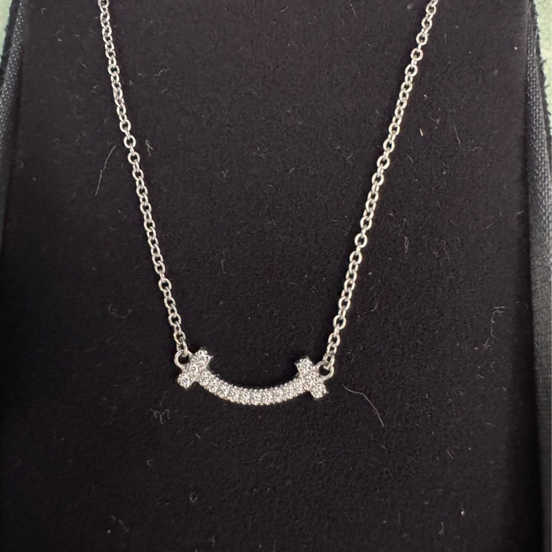 Tiffany&Co mini微笑項鏈-7