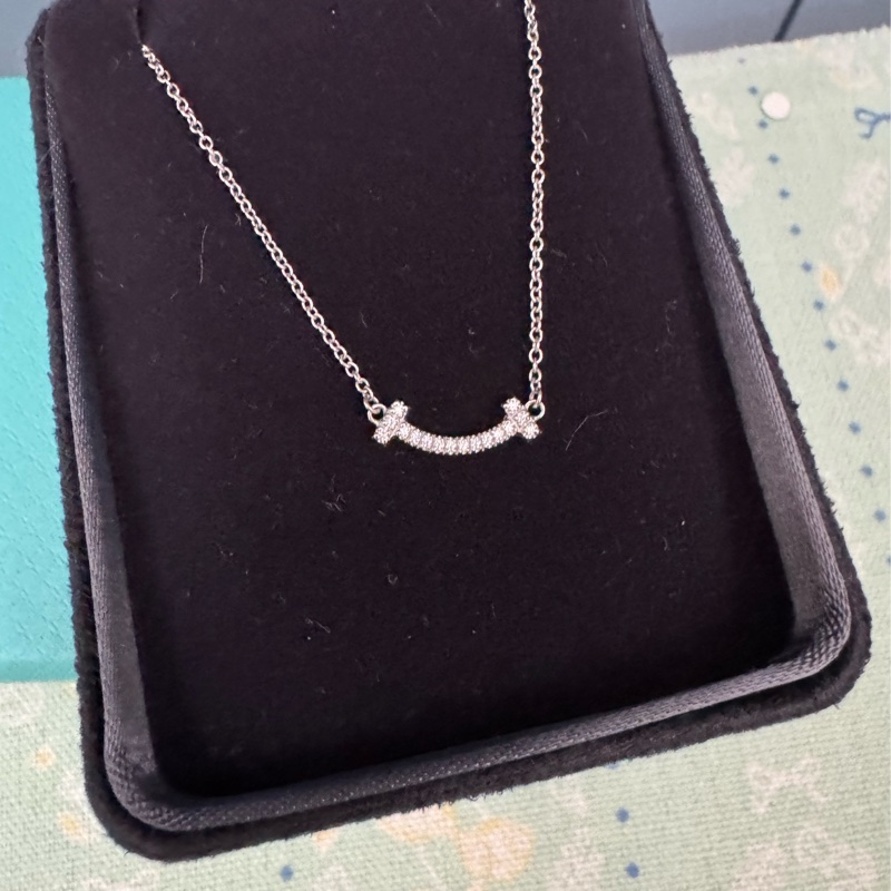 Tiffany&Co mini微笑項鏈-8