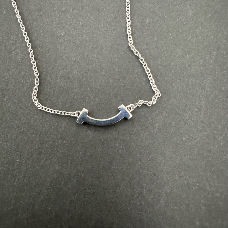 Tiffany&Co mini微笑項鏈-10
