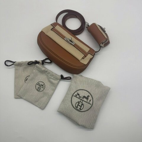 Hermès Kelly Moove金棕色銀扣K刻2025