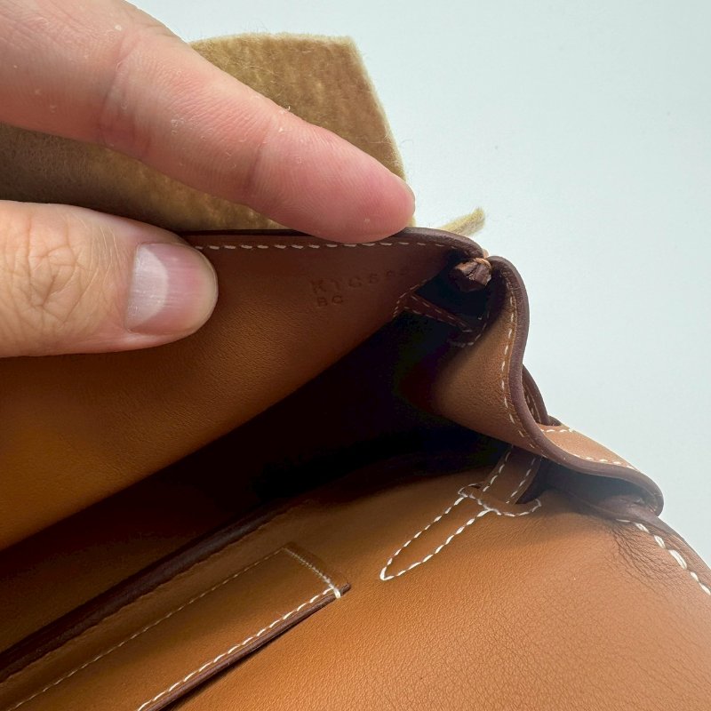 Hermès Kelly Moove金棕色銀扣K刻2025-5