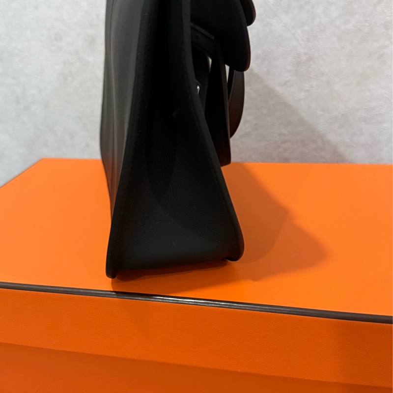Hermes 愛馬仕 mini halzan黑銀 全新全配-4