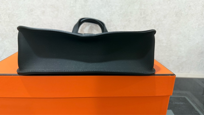 Hermes 愛馬仕 mini halzan黑銀 全新全配-6