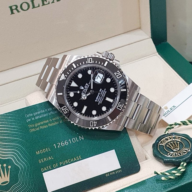 【大眾名錶】ROLEX 勞力士 126610LN 潛航者 2021/10全配件 新款黑水鬼 陶瓷圈 大眾名錶G312-1