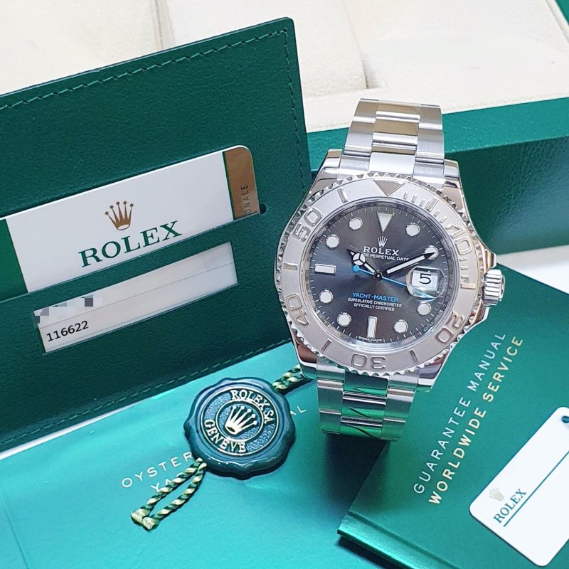 【大眾名錶】ROLEX 勞力士 116622 Yacht-Master ll 2018/07全配件 大眾名錶B1354-3