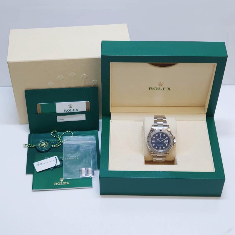 【大眾名錶】ROLEX 勞力士 116622 Yacht-Master ll 2018/07全配件 大眾名錶B1354-9