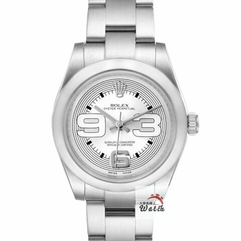 【大眾名錶】ROLEX 勞力士 177200 OP蠔式恆動 中型錶款 銀色面盤 369數字時標 大眾名錶G313
