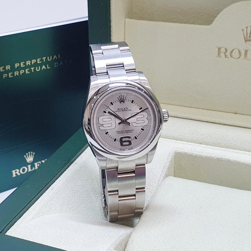 【大眾名錶】ROLEX 勞力士 177200 OP蠔式恆動 中型錶款 銀色面盤 369數字時標 大眾名錶G313-1
