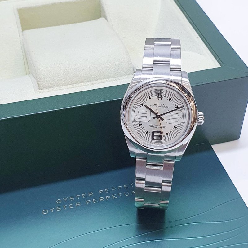 【大眾名錶】ROLEX 勞力士 177200 OP蠔式恆動 中型錶款 銀色面盤 369數字時標 大眾名錶G313-3