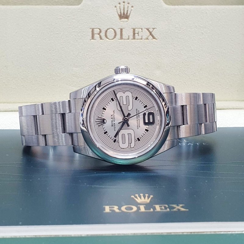 【大眾名錶】ROLEX 勞力士 177200 OP蠔式恆動 中型錶款 銀色面盤 369數字時標 大眾名錶G313-4