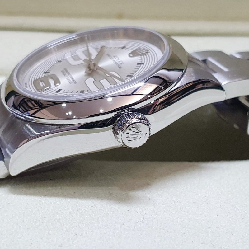 【大眾名錶】ROLEX 勞力士 177200 OP蠔式恆動 中型錶款 銀色面盤 369數字時標 大眾名錶G313-6