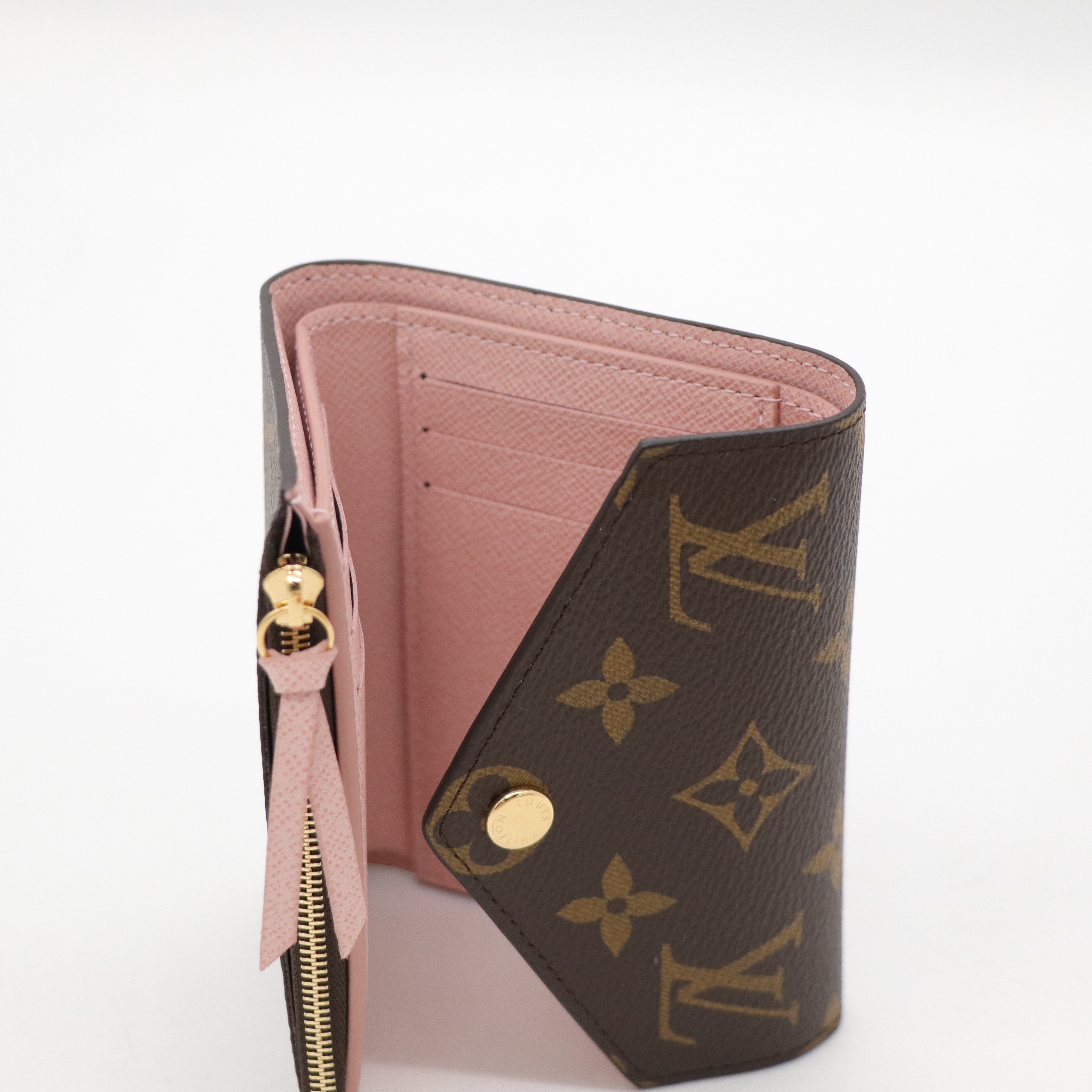 LOUIS VUITTON 路易威登 老花 三折短夾-9