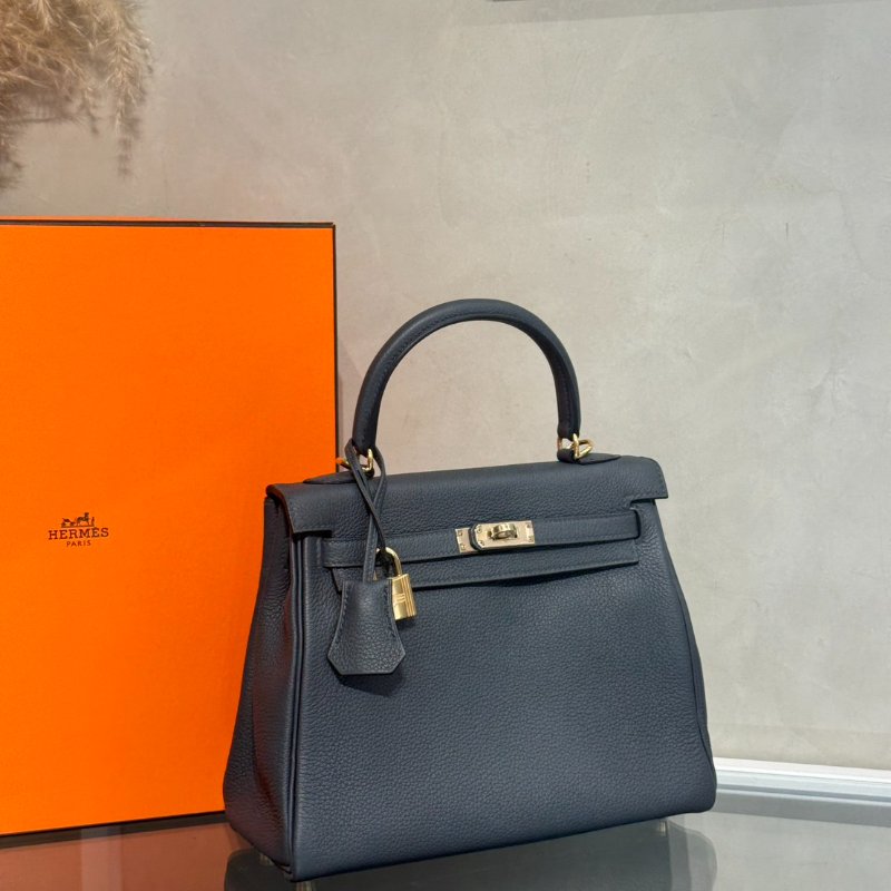 HERMES Kelly 25 - Gris Misty H0 霧霾灰香檳金 W-1